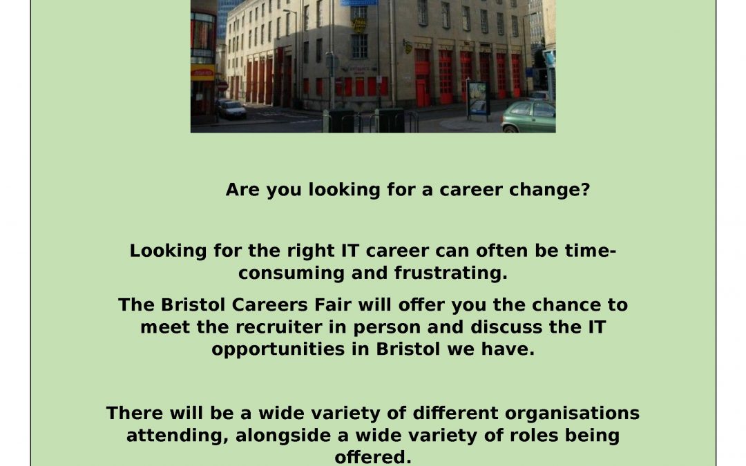 Are you attending the Bristol Careers Fair on 9th November? Come and meet Project Start there……