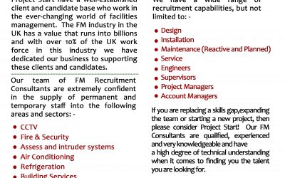 New Facilities Management Recruitment Desk!!!